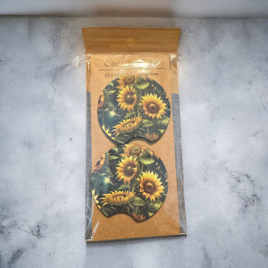 Sunflowers Car coaster Decor