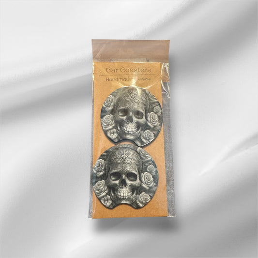 Skull 1 car coaster Decor