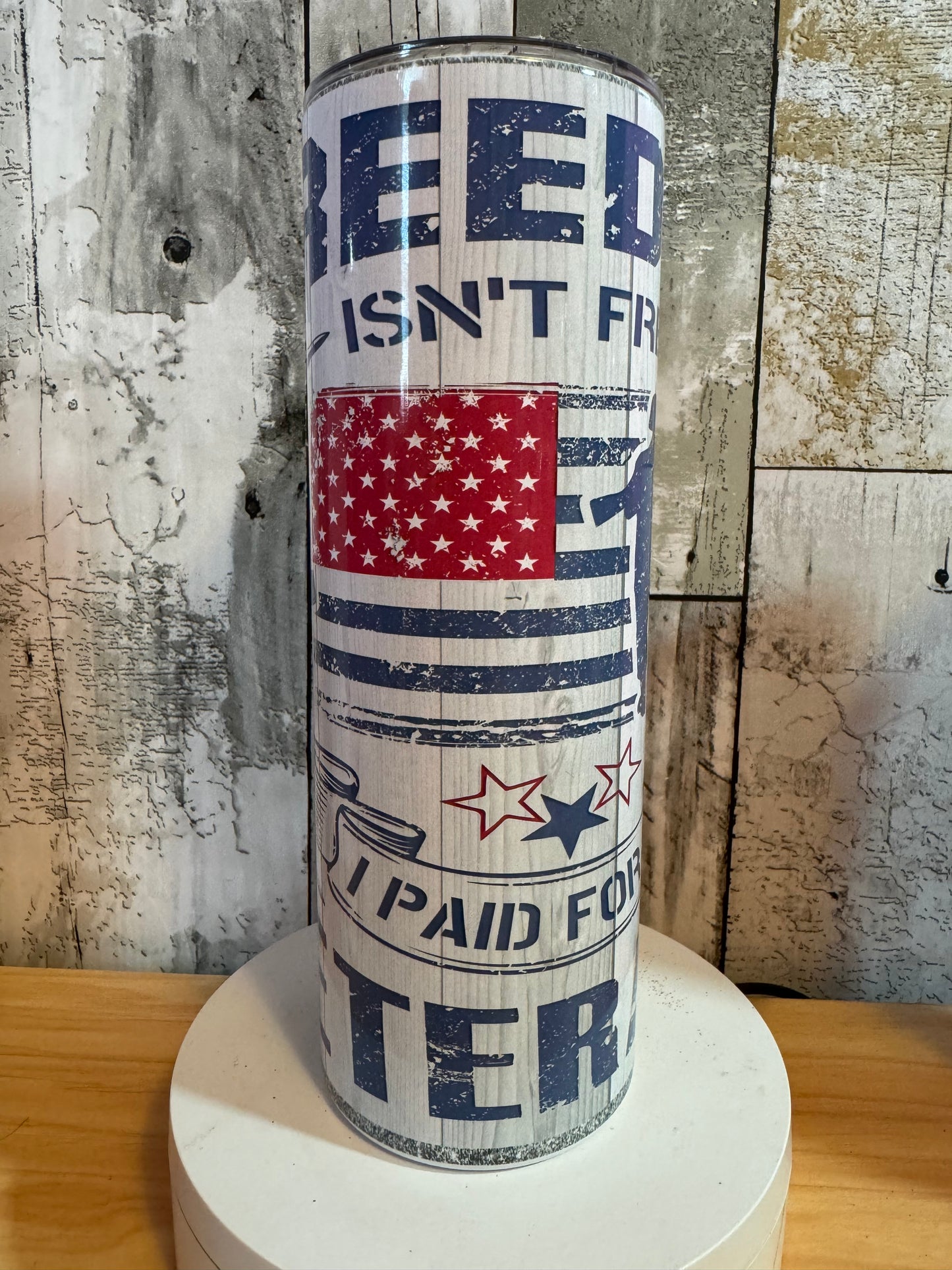 20oz sublimation Freedom