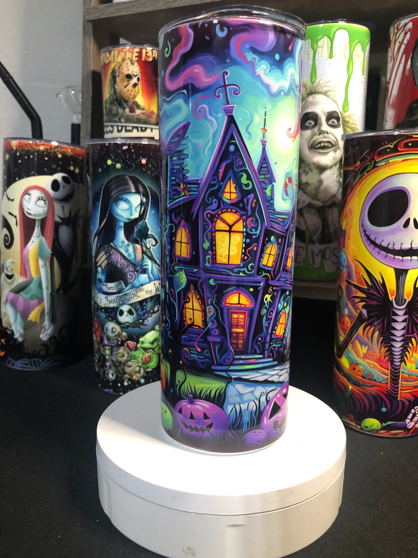 20oz Sublimation Spooky House