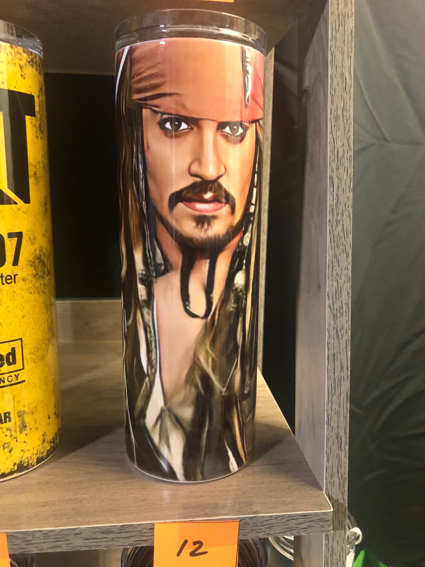 20oz sublimation Captain Jack Sparrow