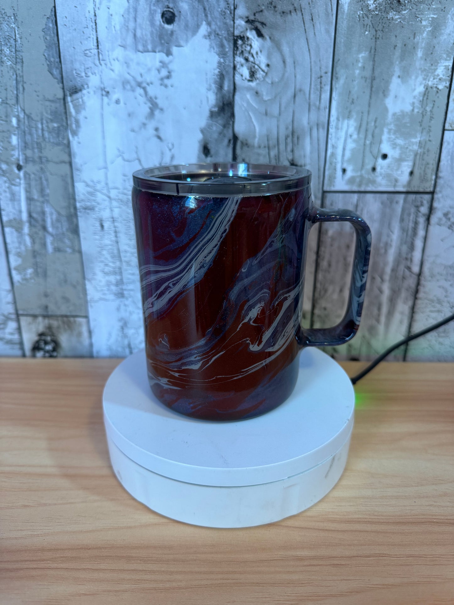 10oz Epoxy/Hydro Dipped coffee cup
