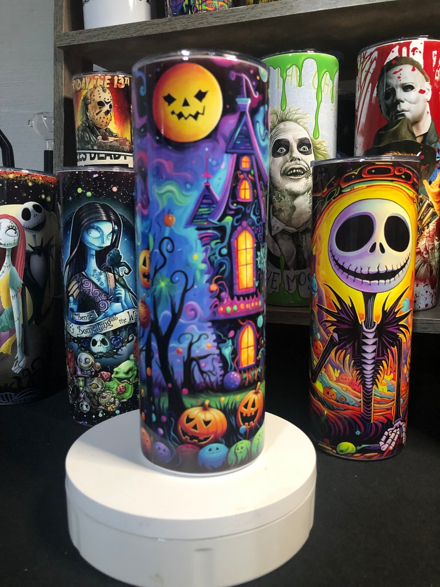 20oz Sublimation Spooky House