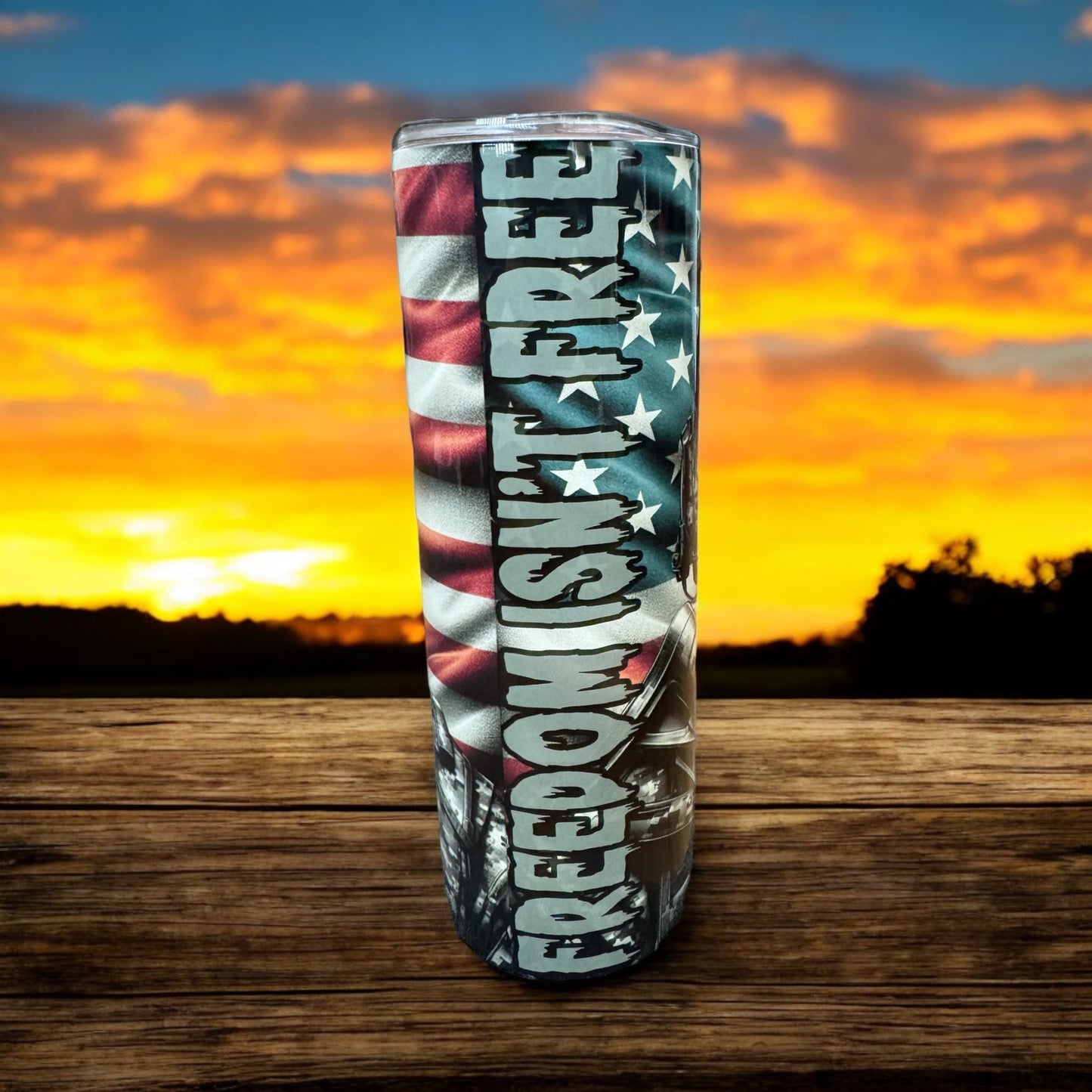 20oz sublimation Freedom isn’t Free