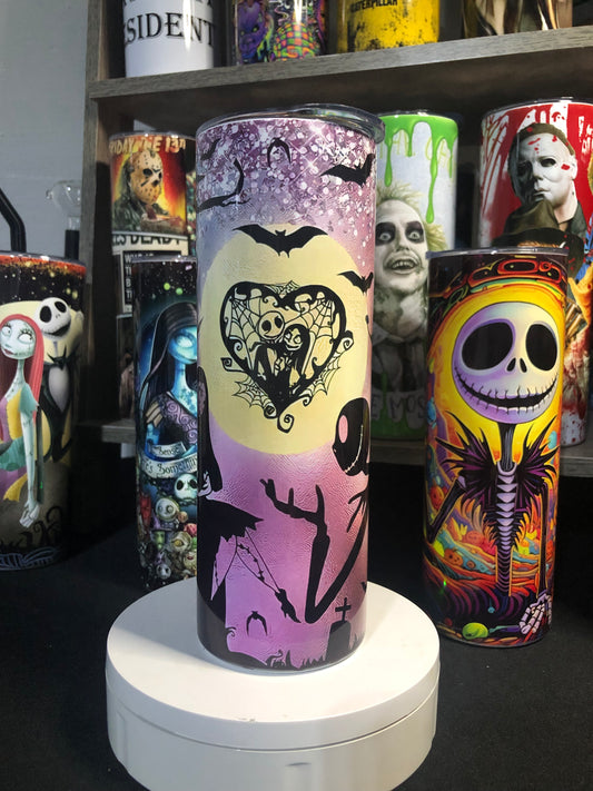 20oz Sublimation Jack & Sally