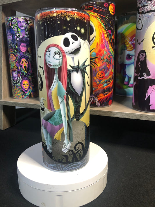 20oz Sublimation Jack & Sally