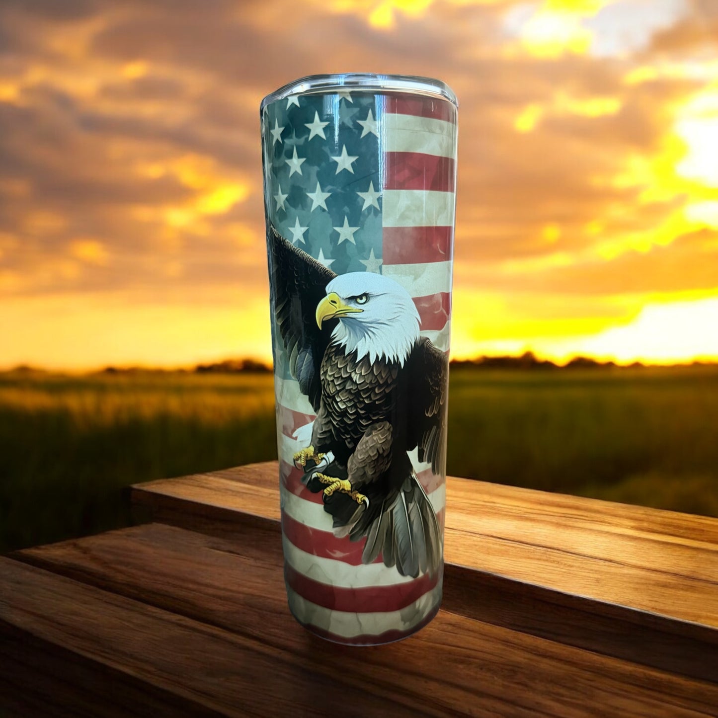 20oz sublimation Veteran Tumbler