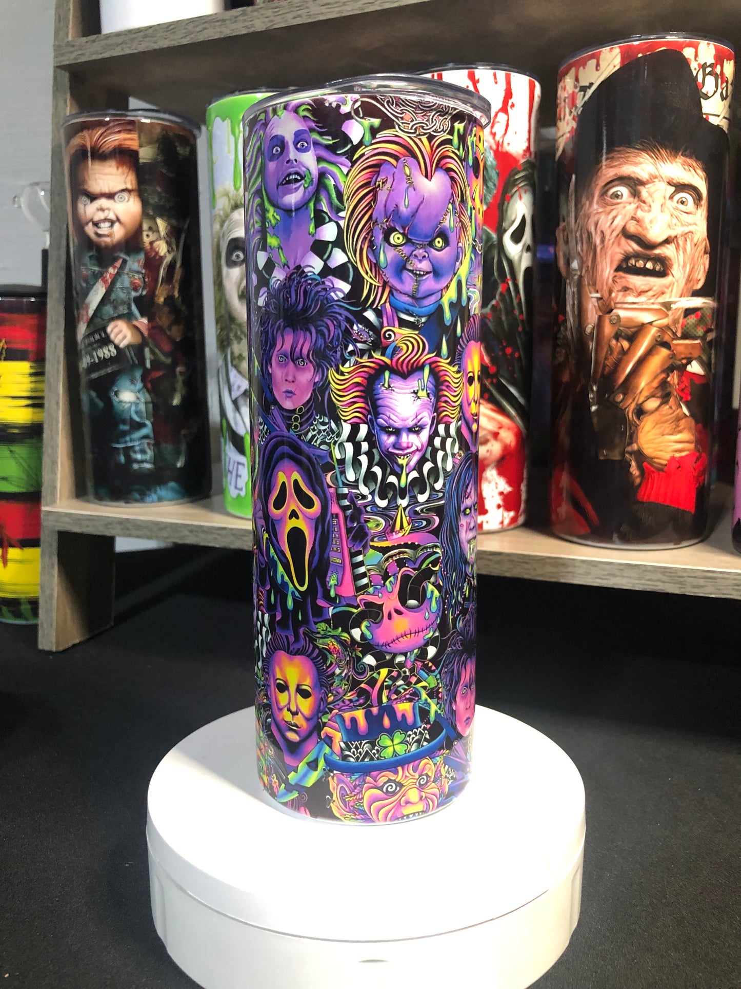 20oz Sublimation Multiple Killers on 1 tumbler