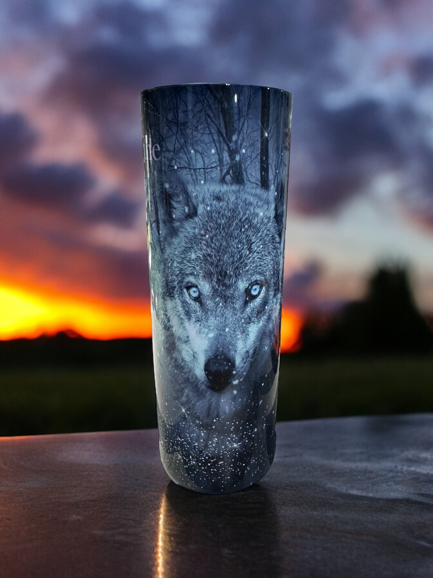 20oz sublimation lead the pack like a wolf ￼