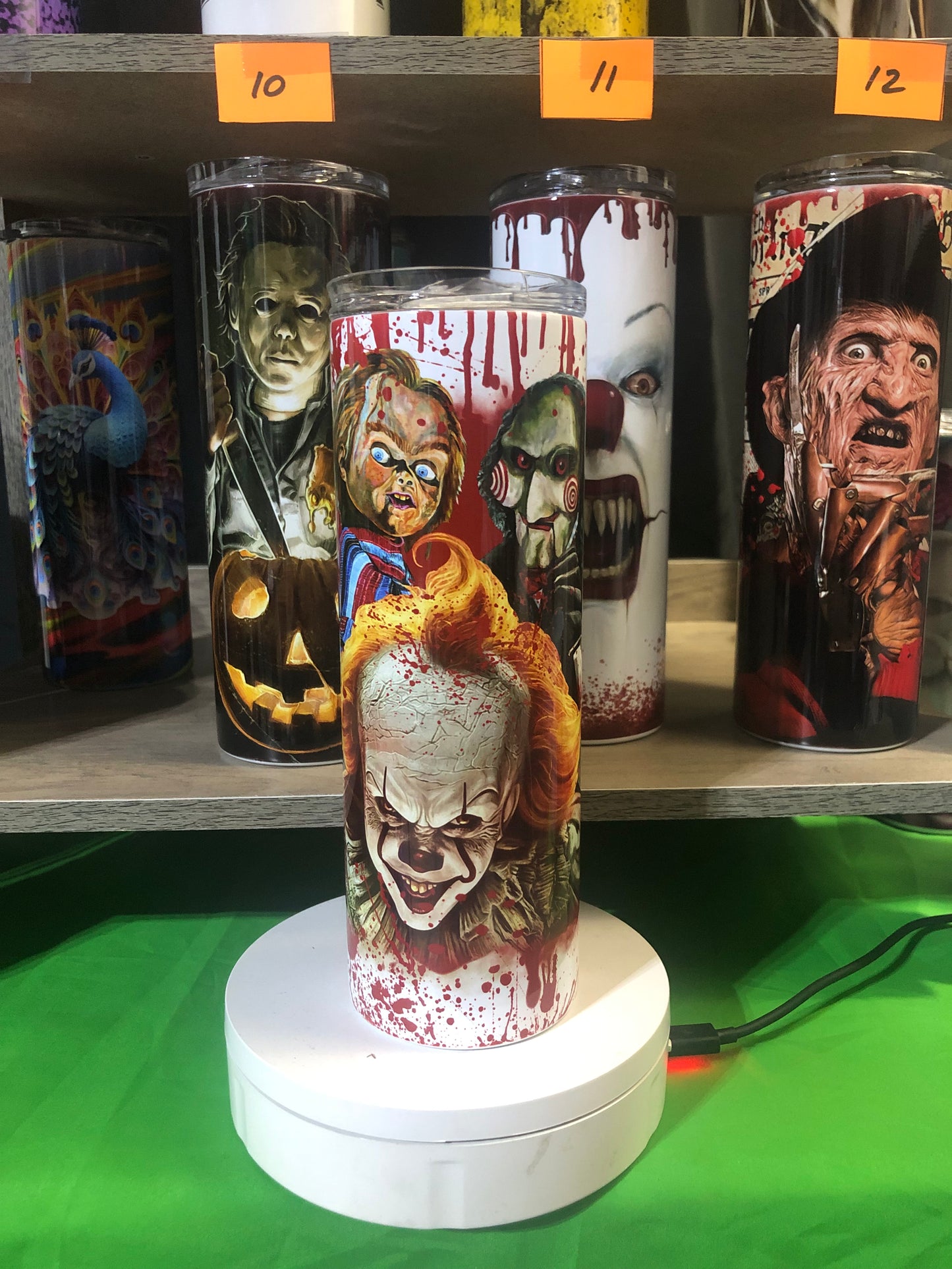 20oz sublimation Scary with multiple killers